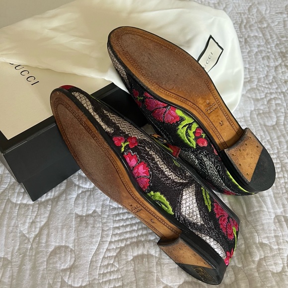 Gucci floral print Loafers. Very good condition - Picture 2 of 2